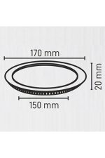 Вградна 12W LED панел арматура 6000K - Image 5