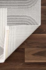 Hayad Monaco Сива Тепих за Дневна и Спална Соба 160x300 - Image 4