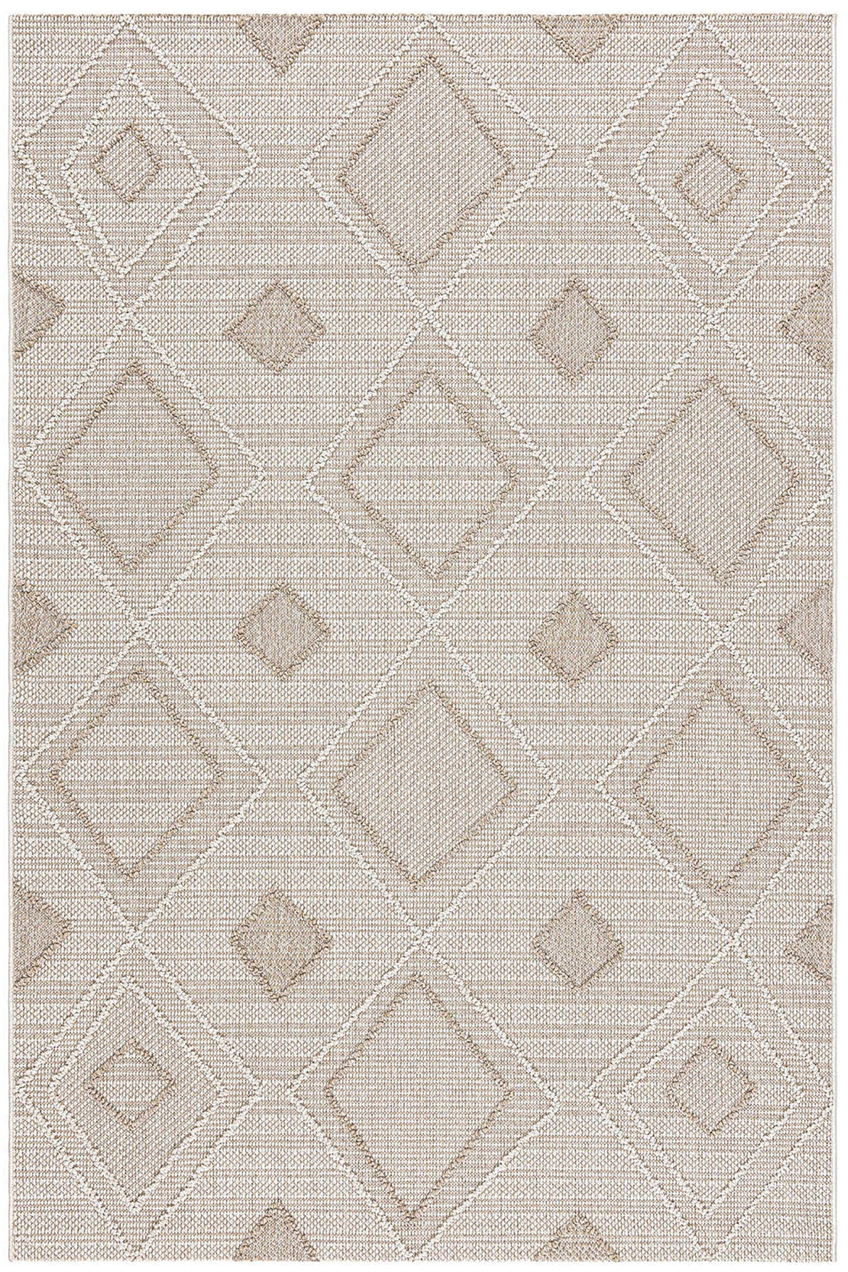 alba-krem-bej-geometrik-cizgili-tozumaz-salon-koridor-balkon-teras-bahce-oturma-odasi-halisi-19246a.jpeg Алба Беж Геометриски Шарена Некурлива Тепих за Коридор, Балкон и Градина 60x100 - Image 1