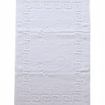 Пешкир за нозе 50x70 cm Памук 250 гр. Бел (Пешкир со отпечаток од стапала)