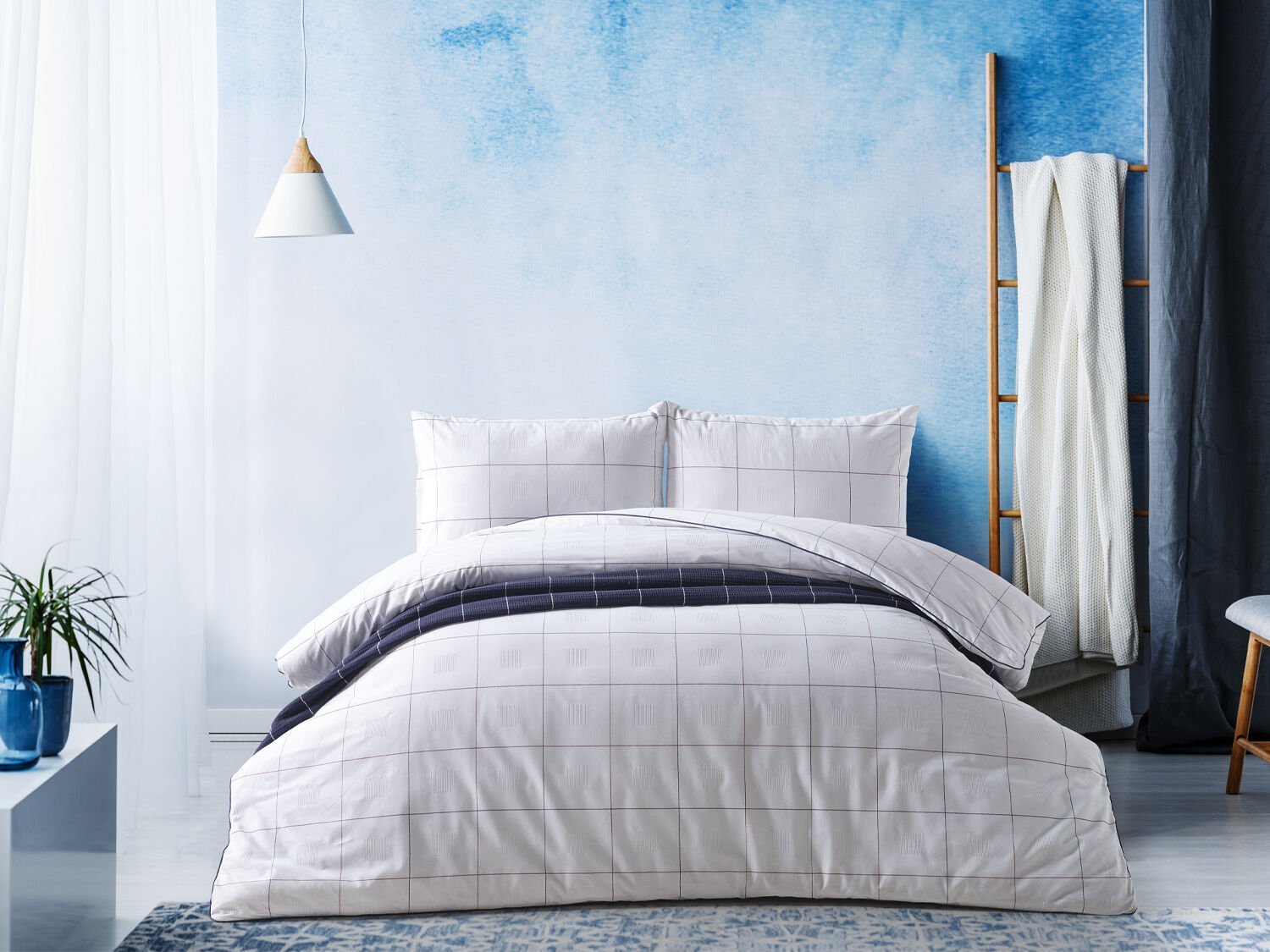 cruise-nevresim-takimi4.jpg Marine Постелни Комплет Cruise Двојен - Image 1