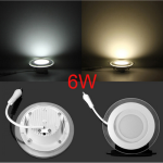 6W Тркалезно LED Светло со Стакло / Дневна Светлина - Image 2