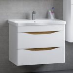 Denko İdea 80 cm MDF Бела Комплет Бањарски Плакари и Висок Плакар - Image 3