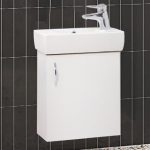 Denko Minica 50 cm МДФ бела бања гарнитура - Image 2