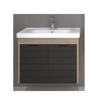 DENKO Mostar 70 cm MDF Сет за Бања - Антрацит Сива - Image 2