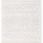 Duo Крем Двострано Перлив Ткаен Килим 80x150