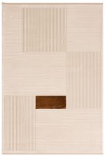 Фарахан Крем Геометриски Тепих за Коридор, Балкон, Тераса и Градина 160x230