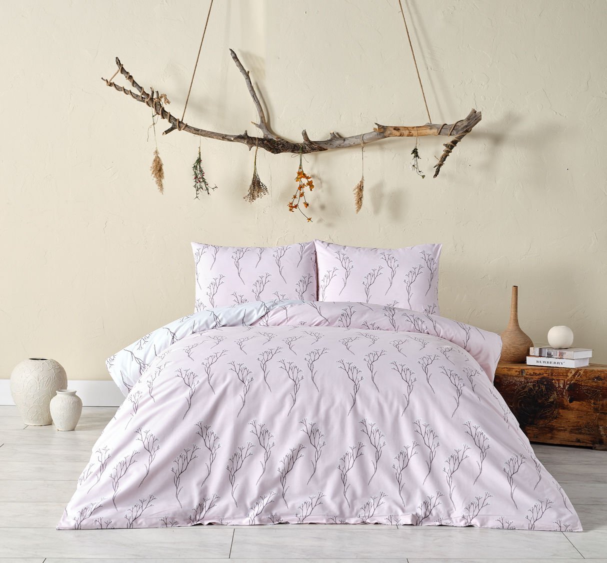 festival-serisi-nergis-nevresim-takimi22.jpg Фестивал Комплет Постелнина Нергис Еднокреветна - Image 1