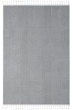 Hayad Monaco Сива Машински Тепих за Дневна и Спална Соба 80x120
