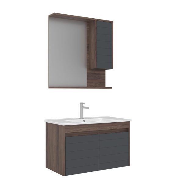 Orka Serra 85 cm Navaro/Antracit Комплет за Бања
