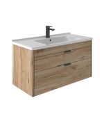 Orka Trio Комплет од висечки бањски ормари со 65 цм МДФ фиоки. - Image 2