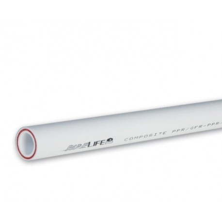 pprc-kompozit-boru-sdr-74-25-mm.jpg (25 mm) PPRC Композитна Цевка SDR 7.4 - 1 Пакет / 25 Парчиња Цевки - Image 1