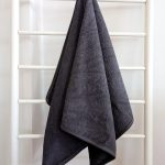 Крпа за коса / Крпа за глава 50x90 см Памук 200 гр. Црна