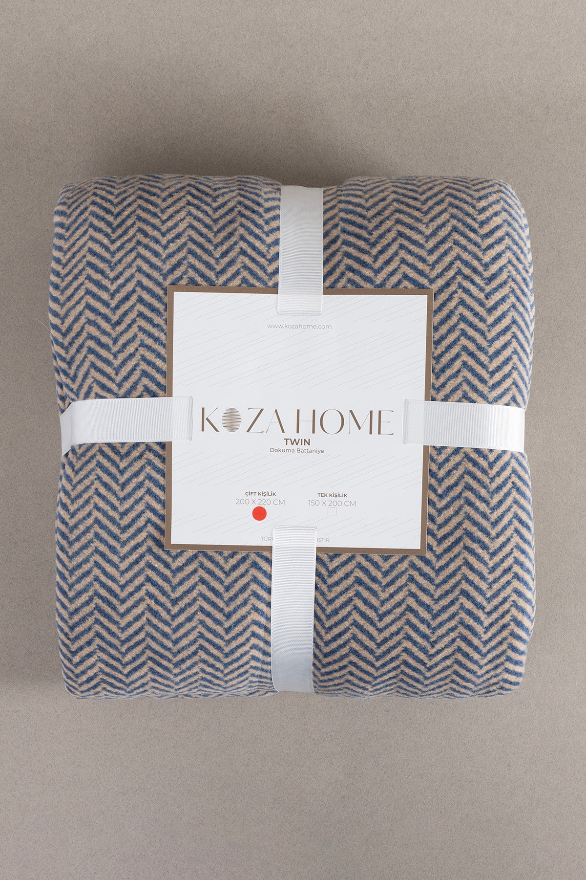 twin-battaniye-soft-pamuklu-cift-kisilik-battaniye-kahve-mavi-200-x-220-5021a-4394.jpg Твин Ќебе Меко Памучно Двојно Ќебе - Сино - Image 1