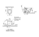 VitrA Integra Скриено Монтиран Ѕиден ВЦ со Бавно Затворање на Капакот - Image 2