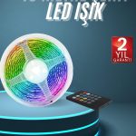 10M Лента LED Внатрешен Ренк RGB Лента LED Со Далечински Управувач