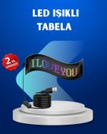 RGB Цветен LED Екран Табела со USB Поврзување и Поддршка за Лизгачки Текст