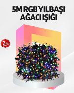 Шарена LED светлосна жица со 8 модови за декорација