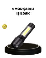 4 Мод Шаржлив Лампа | Ултра Моќен Cree LED | Водоотпорен Алуминиумски Куќиште
