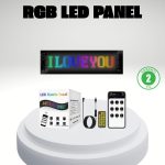 RGB LED Панел – Мобилно Употреблив, Поддршка за Текст и GIF, USB Поврзување Декоративен Екран