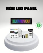 RGB LED Панел – Мобилно Употреблив, Поддршка за Текст и GIF, USB Поврзување Декоративен Екран