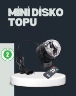 RGB LED Диско Кугла со 7 Мода и Далечинско Управа