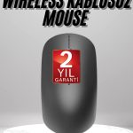 Црн Безжичен Миш Wireless Mouse Минималистички Дизајн