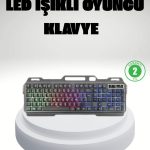 RGB Осветлен Играчки Клавијатура и Миш Комплет – Турска Q, Прилагодлив DPI, Ергономски и Издржлив Дизајн