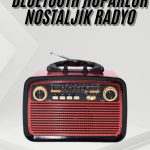 Носталгија Радио Bluetooth Хопарлер USB-SD Карта Влез Лед Фенер Светло Батерија
