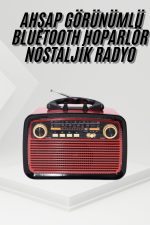Носталгија Радио Bluetooth Хопарлер USB-SD Карта Влез Лед Фенер Светло Батерија