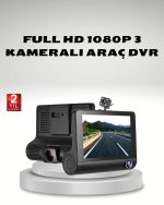 Камера за возило 3’ли Full HD DVR 1080P со ноќно гледање и G-сензор