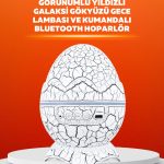 Проекторска Ночна Лампа со Дизајн на Јајце од Диносаурус
