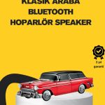 Vintage Дизајниран LED Светлосен Bluetooth Звучник 10W