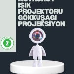LED Ламба со Дизајн на Астронат и Ефект на Залез