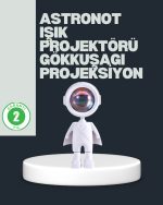 LED Ламба со Дизајн на Астронат и Ефект на Залез