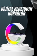 Bluetooth звучник G облик атмосфера паметна RGB ламба безжичен полнач