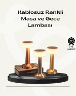 Современ безжичен столен лампа со USB – Минималистички дизајн, 3 различни интензитети
