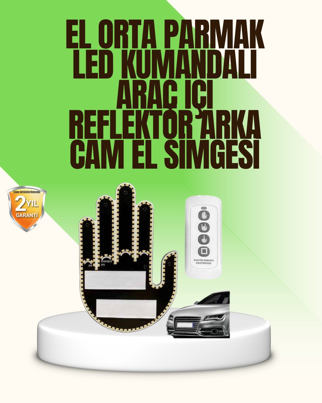 1-57-3.jpg Управуван LED уред за предупредување за паркирање со далечинско управување, водоотпорен и енергетски ефикасен - Image 1