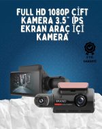Двојна камера за автомобил – Ночен вид 1080P
