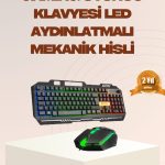 Механички LED гейминг сет за тастатура и глувче – Висока реакција и ергономија