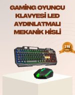 Механички LED гейминг сет за тастатура и глувче – Висока реакција и ергономија