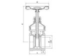 1'' Шибер Вентил од Месинг - Image 2
