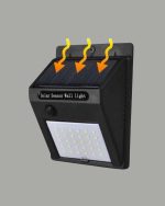 Водоотпорен IP65 20 LED Соларен Сензорски Осветлување за Градина и Веранда - Image 5