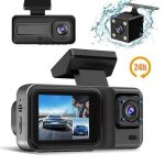 1080P 3 Линзна WİFİ Камера за Автомобил со Екран DVR Записувач со Ночен Вид