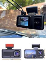 1080P 3 Линзна WİFİ Камера за Автомобил со Екран DVR Записувач со Ночен Вид - Image 3