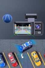 1080P 3 Линзна WİFİ Камера за Автомобил со Екран DVR Записувач со Ночен Вид - Image 5