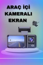1080P 3 Линзна WİFİ Камера за Автомобил со Екран DVR Записувач со Ночен Вид - Image 2