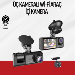 170° Широк агол Пред-Задна-Внатрешна Камера Комплет – Комплетна Безбедност на Возилото