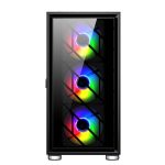 1ST PLAYER AR7-G ЦРЕН 750W 80+ SILVER ATX 3.1 ARGB 4X12CM ФАН TEMPERLИ КАМ USB 3.0 ATX КАСА - Image 2