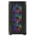 1ST PLAYER ARIYA AY7 СИЈАХ 650W 80+ ARGB 4X12CM ФАН ТЕМПЕРЛИ КАМ МЕШ USB 3.0 ATX КАСА - Image 2